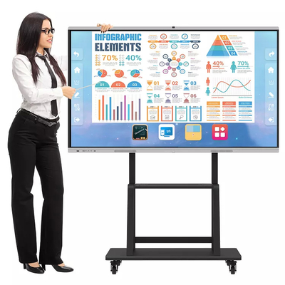 98 Inch 4K Electronic Touch Screen Electronic White board